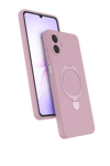 Samsung Galaxy A07 4G Regal Magsafe Standlı Kapak - Açık Pembe