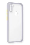 Samsung Galaxy A11 Kılıf Miami Şeffaf Silikon - Lila
