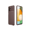 Samsung Galaxy A13 4G Kılıf Auto Focus Karbon Kapak - Kahverengi