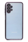 Samsung Galaxy A13 4G Kılıf Lensli Silikon - Mor