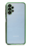 Samsung Galaxy A13 4G Kılıf Lensli Silikon - Yeşil