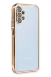 Samsung Galaxy A13 4G Kılıf Lensli Silikon - Gold