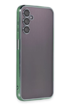 Samsung Galaxy A14 4G Kılıf Lensli Silikon - Yeşil