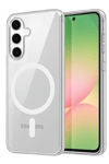 Samsung Galaxy A16 5G Combo Sert Şeffaf Magsafe Kapak - Şeffaf