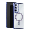 Samsung Galaxy A16 5G Joke Simli Magneticsafe Kılıf - Mavi