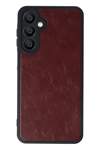 Samsung Galaxy A16 5G Kılıf Aras Deri Kapak - Bordo