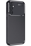 Samsung Galaxy A16 5G Kılıf Auto Focus Karbon Kapak - Siyah
