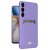 Samsung Galaxy A16 5G Kılıf Kelvin Kartvizitli Silikon - Lila