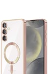 Samsung Galaxy A16 5G Kross Magneticsafe Kapak - Rose