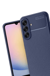 Samsung Galaxy A17 5G Auto Focus Karbon Kapak - Lacivert