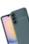 Samsung Galaxy A17 5G Auto Focus Karbon Kapak - Koyu Yeşil