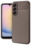 Samsung Galaxy A17 5G Auto Focus Karbon Kapak - Kahverengi