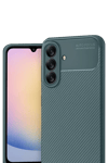 Samsung Galaxy A17 5G Auto Focus Karbon Kapak - Koyu Yeşil