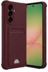 Samsung Galaxy A17 5G Kelvin Kartvizitli Silikon - Bordo