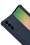 Samsung Galaxy A17 5G Kelvin Kartvizitli Silikon - Lacivert