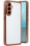 Samsung Galaxy A17 5G Lensli Silikon - Çöl Titanyum