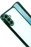Samsung Galaxy A17 5G Lensli Silikon - Yeşil
