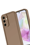 Samsung Galaxy A17 5G Viera Silikon - Kahverengi