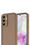 Samsung Galaxy A17 5G Viera Silikon - Kahverengi