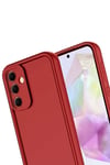 Samsung Galaxy A17 5G Viera Silikon - Kırmızı