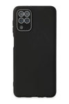 Samsung Galaxy A22 Kılıf Lansman Glass Kapak - Siyah