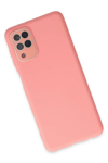 Samsung Galaxy A22 Kılıf Lansman Glass Kapak - Pembe
