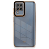 Samsung Galaxy A22 Kılıf Liva Lens Silikon - Siyah