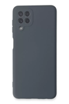 Samsung Galaxy A22 Kılıf Nano içi Kadife Silikon - Gri