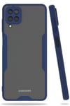 Samsung Galaxy A22 Kılıf Platin Silikon - Lacivert