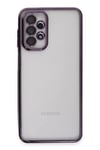Samsung Galaxy A23 4G Kılıf Lensli Silikon - Mor
