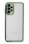 Samsung Galaxy A23 4G Kılıf Lensli Silikon - Yeşil