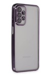 Samsung Galaxy A23 4G Kılıf Lensli Silikon - Mor
