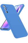 Samsung Galaxy A24 4G Kılıf First Silikon - Mavi
