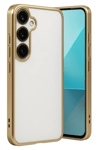 Samsung Galaxy A24 4G Prime Kılıf Lensli Silikon - Gold