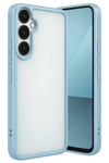 Samsung Galaxy A24 4G Prime Kılıf Lensli Silikon - Açık Mavi