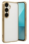 Samsung Galaxy A24 4G Prime Kılıf Lensli Silikon - Gold