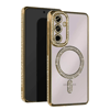 Samsung Galaxy A26 Joke Simli Magneticsafe Kılıf - Gold