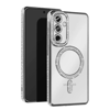 Samsung Galaxy A26 Joke Simli Magneticsafe Kılıf - Gümüş