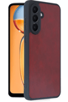 Samsung Galaxy A26 Kılıf Aras Deri Kapak - Bordo