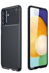 Samsung Galaxy A26 Kılıf Auto Focus Karbon Kapak - Siyah