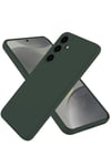 Samsung Galaxy A26 Kılıf First Silikon - Koyu Yeşil