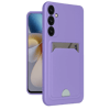 Samsung Galaxy A26 Kılıf Kelvin Kartvizitli Silikon - Lila