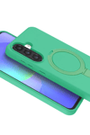 Samsung Galaxy A26 Regal Magsafe Standlı Kapak - Yeşil