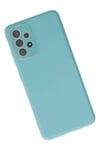 Samsung Galaxy A33 5G Kılıf Lansman Glass Kapak - Turkuaz
