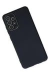 Samsung Galaxy A33 5G Kılıf Lansman Glass Kapak - Lacivert