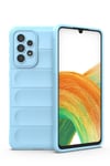Samsung Galaxy A33 5G Kılıf Optimum Silikon - Sky Blue
