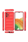Samsung Galaxy A33 5G Kılıf Optimum Silikon - Kırmızı