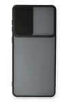 Samsung Galaxy A33 5G Kılıf Palm Buzlu Kamera Sürgülü Silikon - Siyah