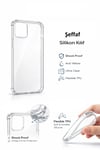 Samsung Galaxy A33 Uyumlu Şeffaf Silikon Telefon Kılıfı Esnek Darbe Koruyucu