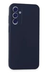 Samsung Galaxy A35 5G Kılıf First Silikon - Lacivert